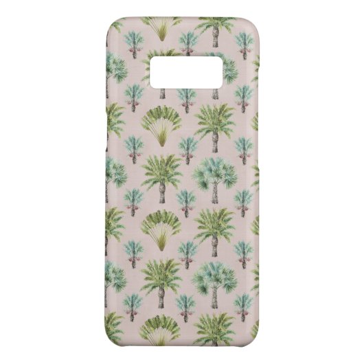 Gemengde groene palmbomen Case-Mate samsung galaxy hoesje (Achterkant)