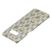Gemengde groene palmbomen Case-Mate samsung galaxy hoesje (Onderkant)