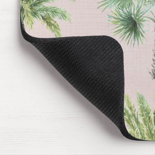 Gemengde groene palmbomen muismat (Hoek)