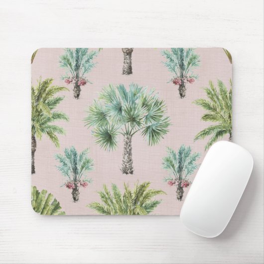 Gemengde groene palmbomen muismat (Met muis)