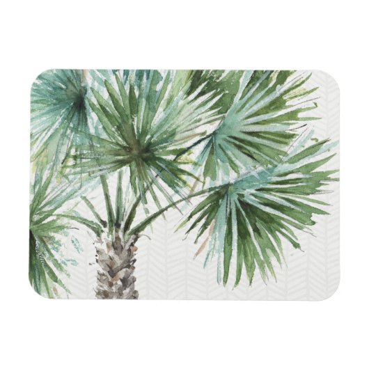 Gemengde groenen: tropische palmen magneet (Horizontaal)