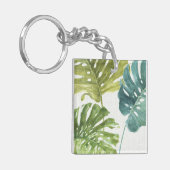 Gemengde groenen | Tropische palmen Sleutelhanger (Voorkant Links)