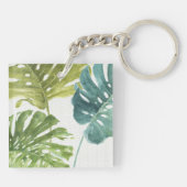 Gemengde groenen | Tropische palmen Sleutelhanger (Achterkant)