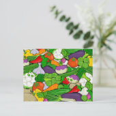 Gemengde groenten briefkaart (Staand voorkant)