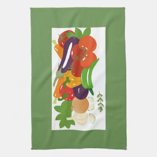 Gemengde groenten theedoek (Verticaal)