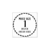 Gemengde grootte | 1 Dozen | Eieren Gradenstempel Rubberstempel (Afrduk)
