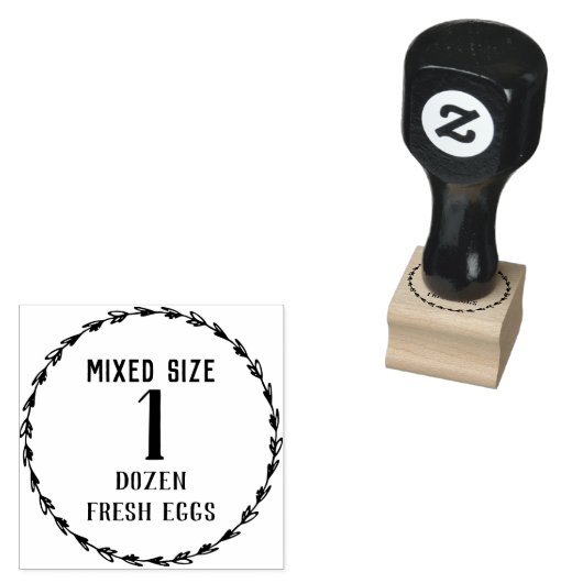Gemengde grootte | 1 Dozen | Eieren Gradenstempel Rubberstempel (Gestempeld)