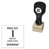Gemengde grootte | Aantal eieren | Eieren Gradenst Rubberstempel (Gestempeld)