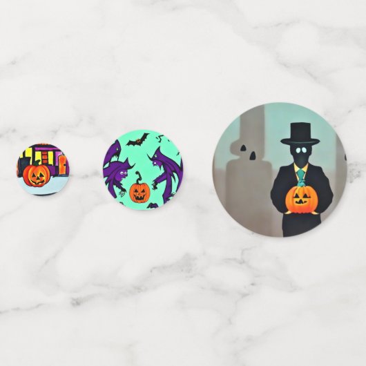Gemengde Halloween-confetti Confetti (Achterkanten)
