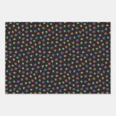 Gemengde Halloween Patronen Ghost Bats Sterren Inpakpapier Vel (Voorkant 3)