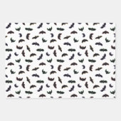 Gemengde Halloween Patronen Ghost Bats Sterren Inpakpapier Vel (Voorkant 2)