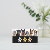 Gemengde Hondenrassen | dierenverzorging Visitekaartje (Staand voorkant)