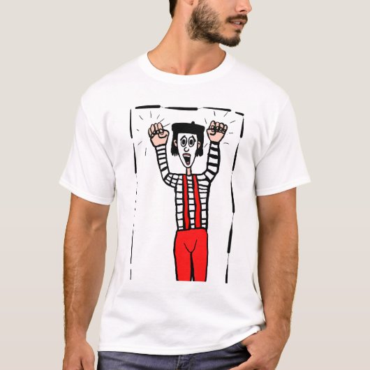 Gemengde in Mime T-Shirt (Voorkant)