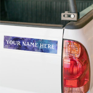 Gemengde-inktachtergrond - Pas uw eigen inkt aan Bumpersticker