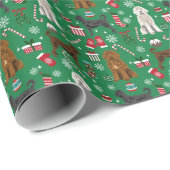 Gemengde jassen Labradole kerstmis Cadeaupapier (Rol Hoek)