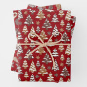 Gemengde kerstkoekjes inpakpapier vel (In situ)