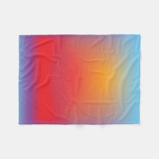 Gemengde kleur -1 fleece deken (Voorkant (Horizontaal))