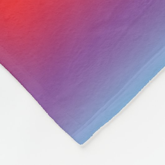 Gemengde kleur -1 fleece deken (Hoek)