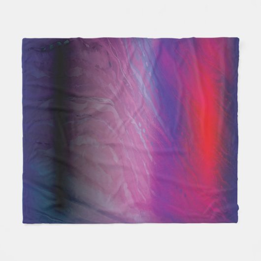 Gemengde kleur 4 fleece deken (Voorkant (Horizontaal))