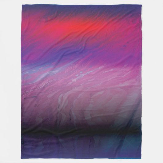 Gemengde kleur -4 fleece deken (Voorkant)