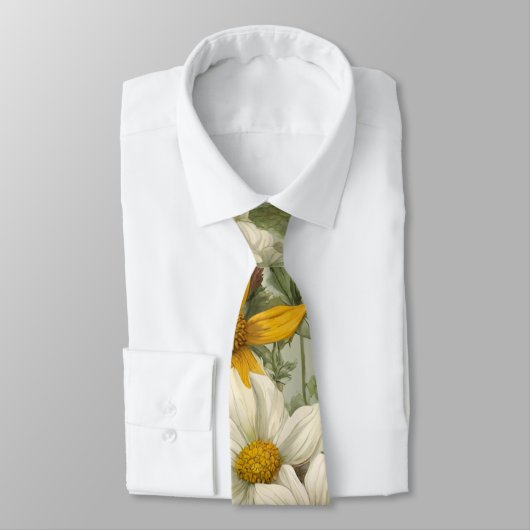  gemengde kleur bloeiende wilde bloemen stropdas (Gebonden)