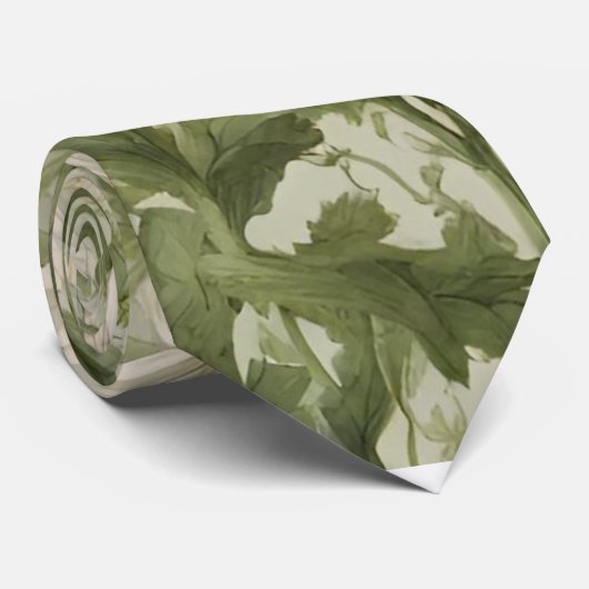  gemengde kleur bloeiende wilde bloemen stropdas (Opgerold)