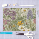  gemengde kleur bloeiende wilde bloemen tissuepapier (Craft)