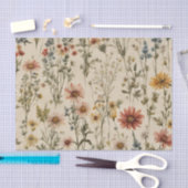 Gemengde kleur bloeiende wilde bloemen tissuepapier (Craft)