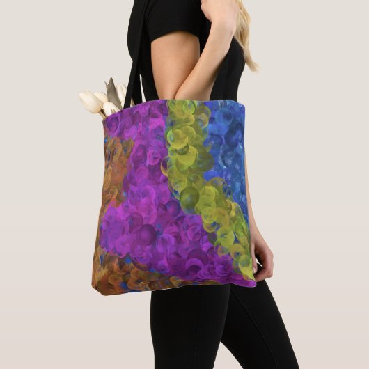 GEMENGDE KLEUR CANVAS TAS. TOTE BAG (Dichtbij)