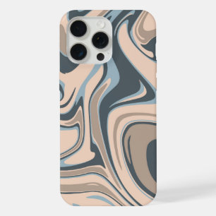 Gemengde kleur, golvende kleur telefoonhoesje iPhone 15 pro max case