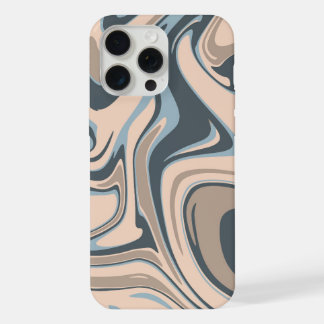 Gemengde kleur, golvende kleur telefoonhoesje iPhone 15 pro max case