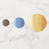 Gemengde kleuren confetti (Achterkanten)