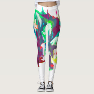 Gemengde kleuren leggings