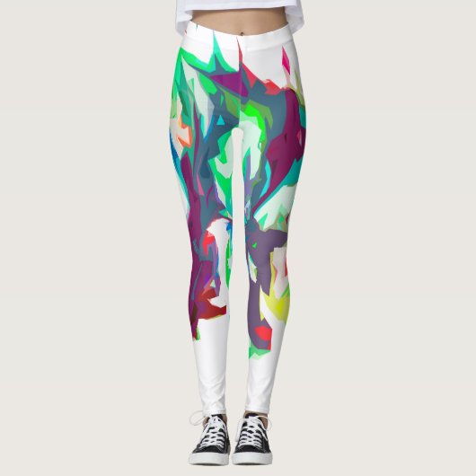 Gemengde kleuren leggings (Voorkant)