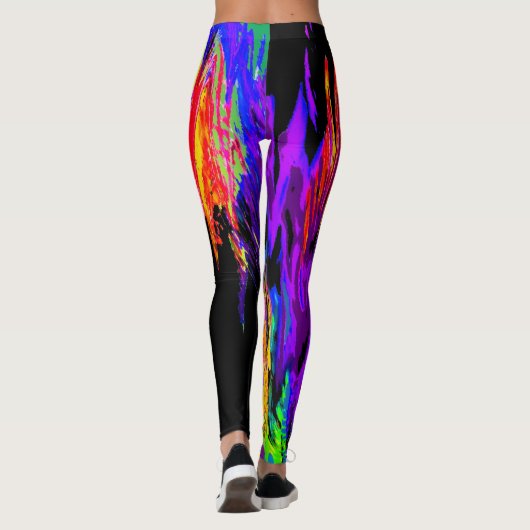 Gemengde kleuren leggings (Achterkant)