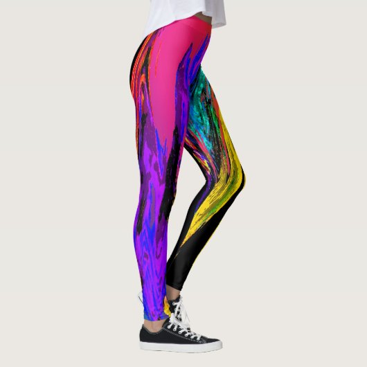 Gemengde kleuren leggings (Rechts)