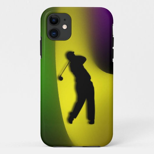 Gemengde kleuren Male Golf iPhone 5/5S Hoesje (Achterkant)
