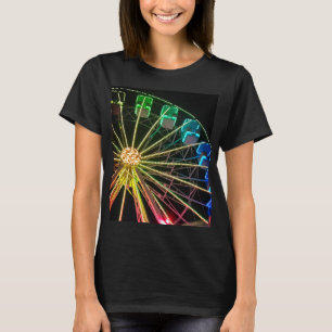 Gemengde kleuren reuzenrad t-shirt