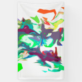 Gemengde kleuren spandoek (Verticaal)