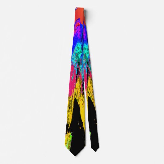 Gemengde kleuren stropdas (Voorkant)