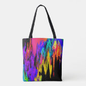 Gemengde kleuren tote bag (Achterkant)