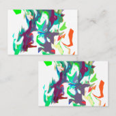 Gemengde kleuren visitekaartje (Voorkant / Achterkant)