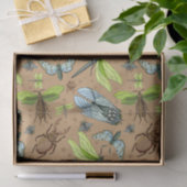 Gemengde kleurrijke buisjes en insecten tissuepapier (Geschenk)