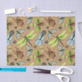 Gemengde kleurrijke buisjes en insecten tissuepapier (Craft)