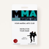 Gemengde krijgskunst badge (Voorkant)