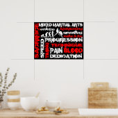 Gemengde krijgskunst - Elementen van het Poster va (Keuken)