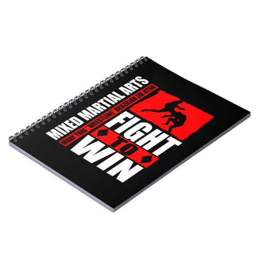 Gemengde krijgskunst - gevecht om een notebook te  notitieboek (Linkerzijde)