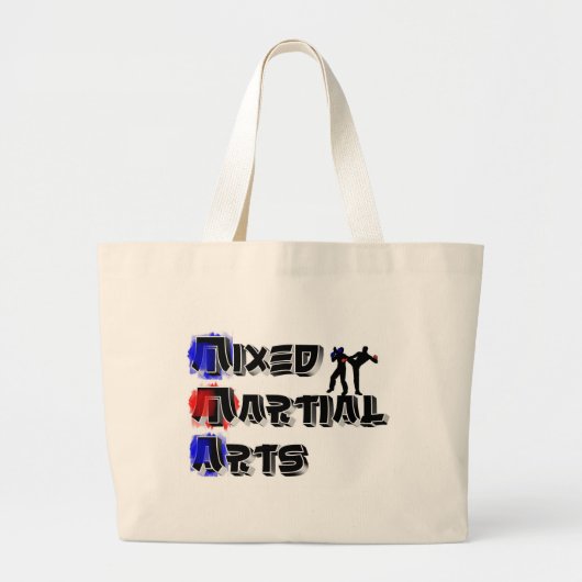 Gemengde krijgskunst grote tote bag (Voorkant)
