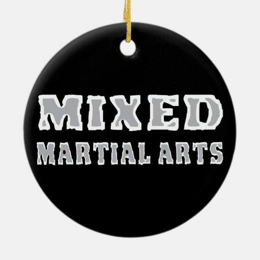 Gemengde krijgskunst keramisch ornament (Achterkant)