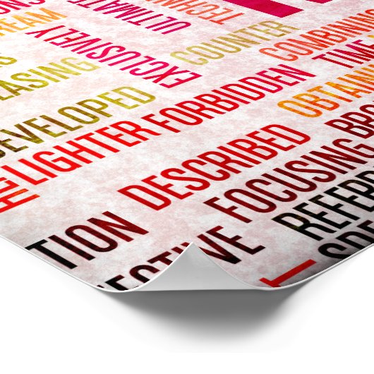 Gemengde krijgskunst of MMA als baanconcept Poster (Hoek)